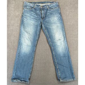 Levis 559 Jeans Men 38x32 Blue Medium Wash Relaxed Straight‎ Classic Fit Denim